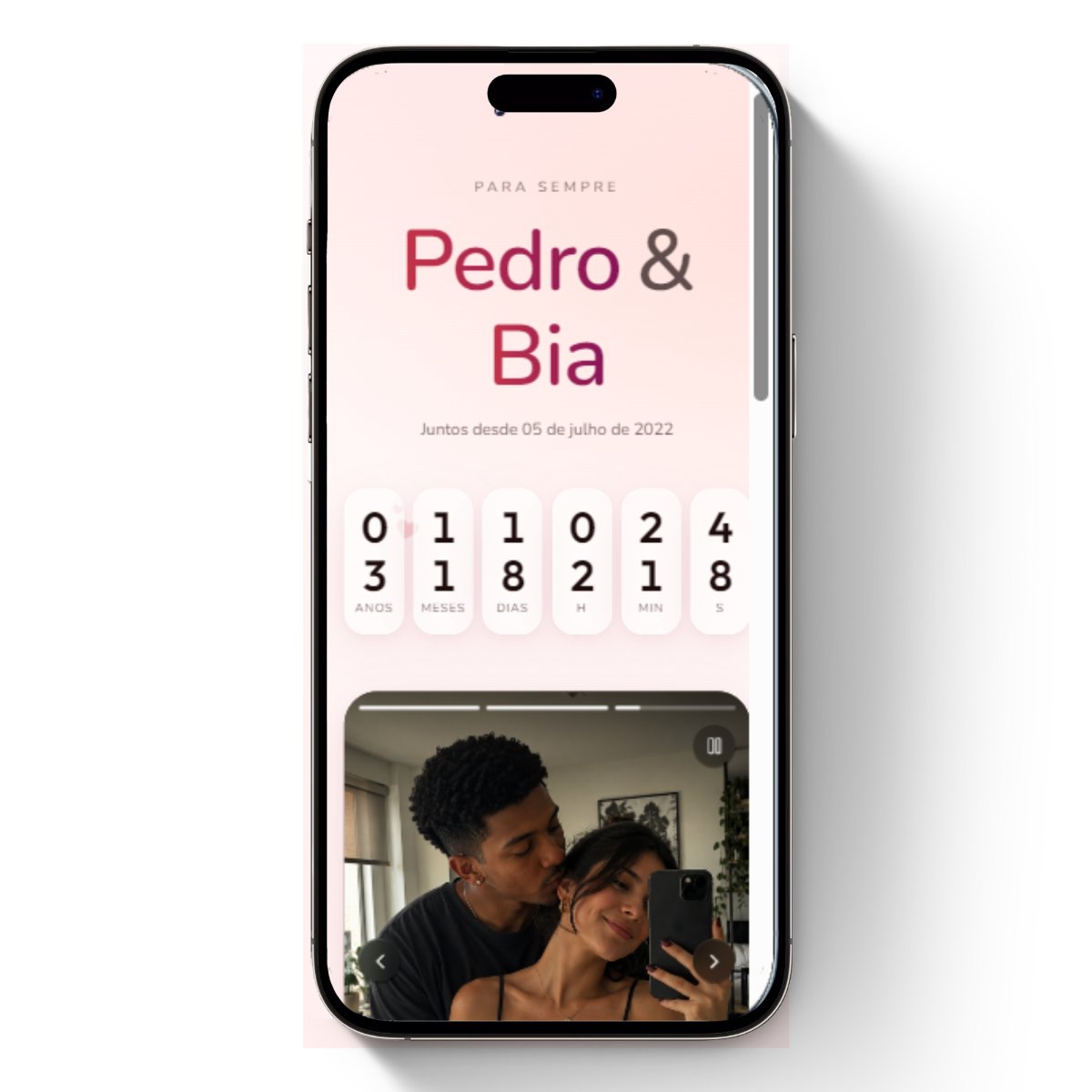 Preview do template Minimalista